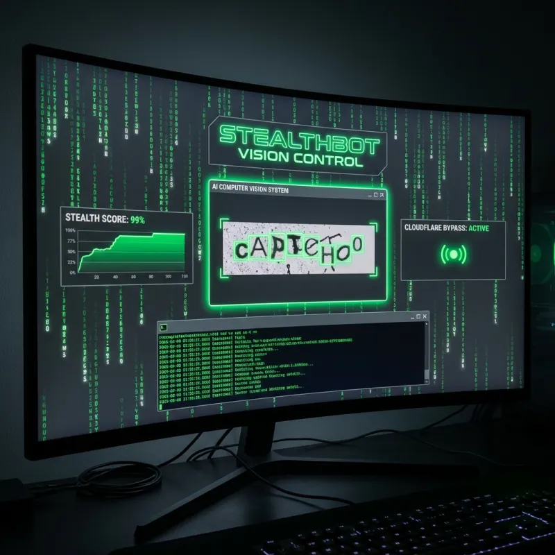StealthBot Vision Control v3.0 - AI Powered Automation